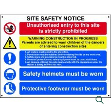 4550 Site Safety Sign