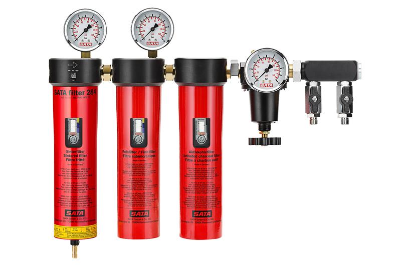 Sata 3 stage breathing air filters