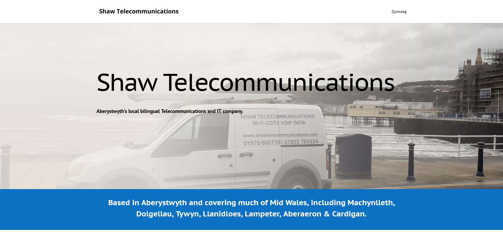Shaw Telecommunications Website Screenshot 001