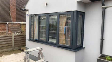 Window Frame Spraying