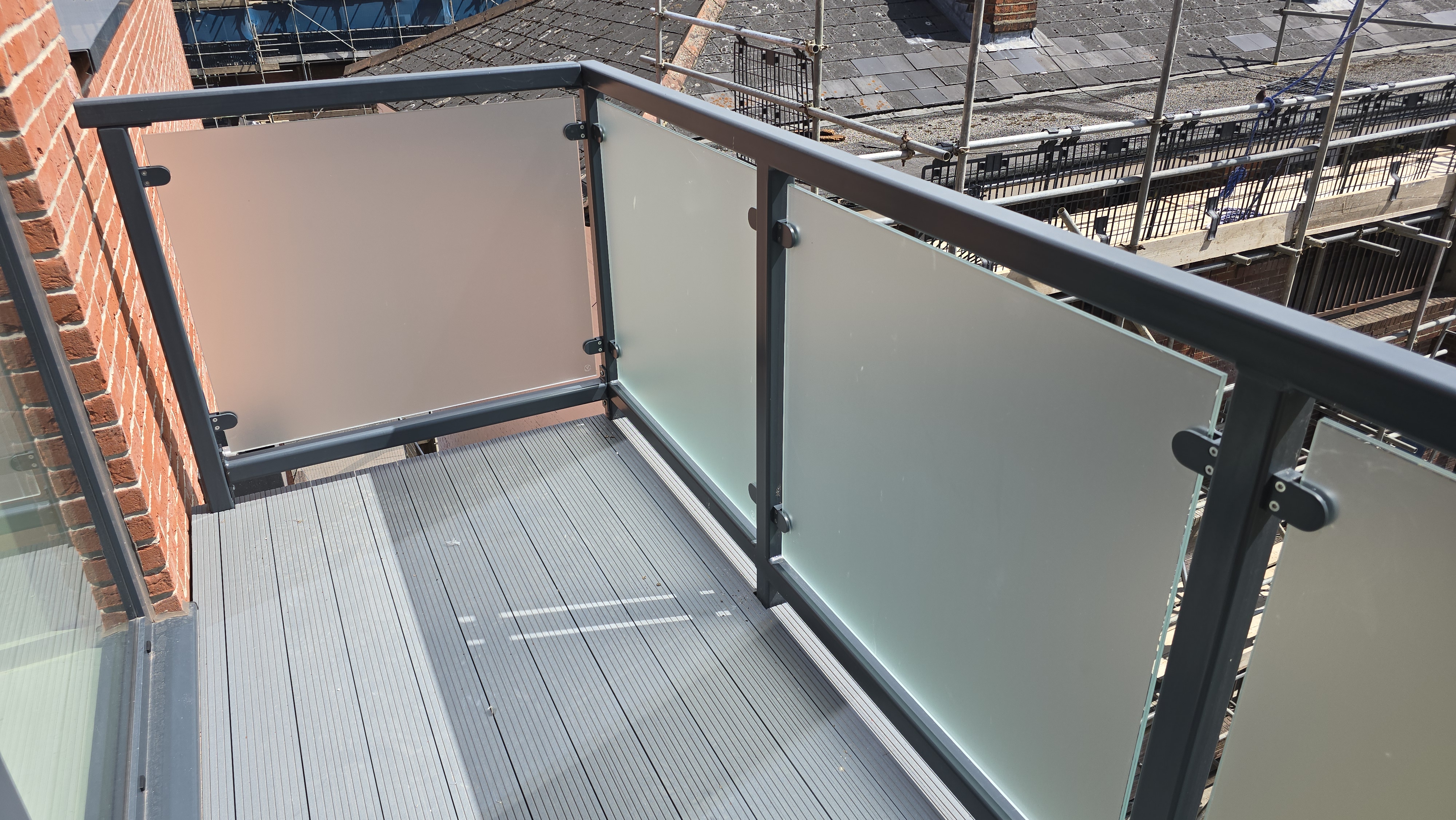 Frosted Window Film for Balcony Glass in Housing Association Development