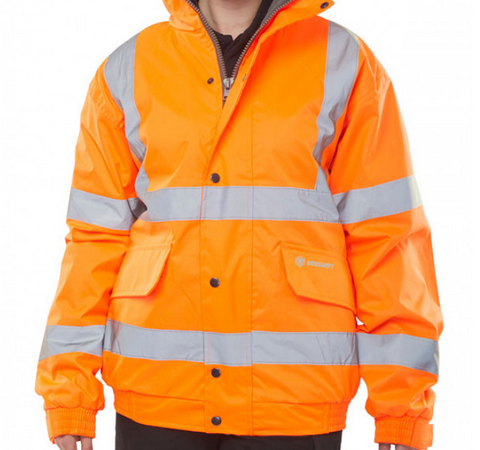 BEESWIFT BOMBER HI VIZ JACKET FLEECE LINED