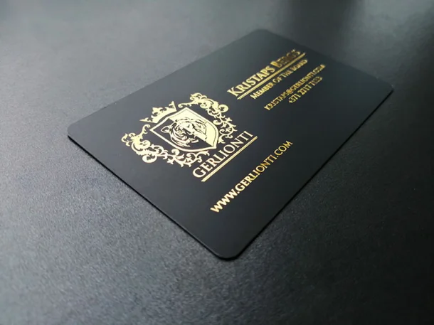 Eco plastic business cards