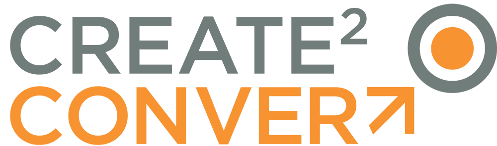 Create2Convert logo representing brand clarity and strategic website design studio based in Essex