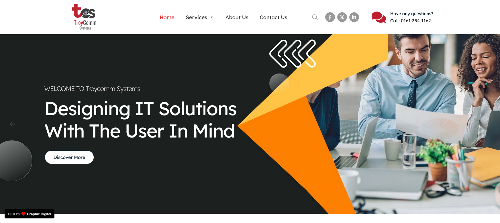 TroyComm Systems Ltd Website Screenshot 001