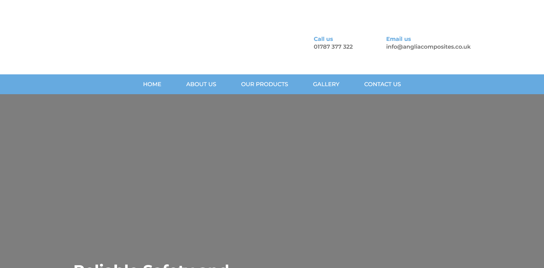 Anglia Composites Website Screenshot 001