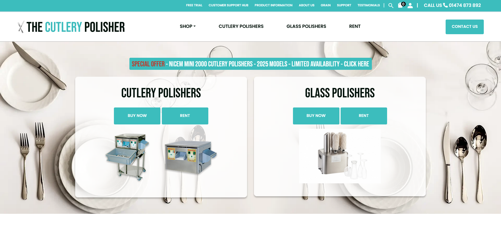 The Cutlery Polisher Co Ltd Website Screenshot 001