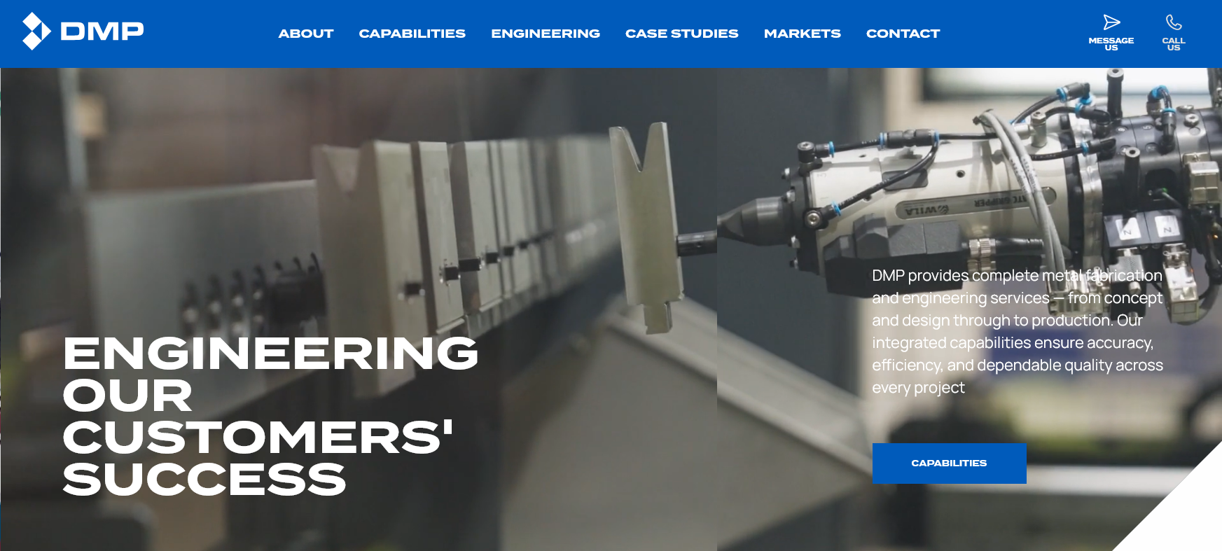 Daventry Metal Products Website Screenshot 001