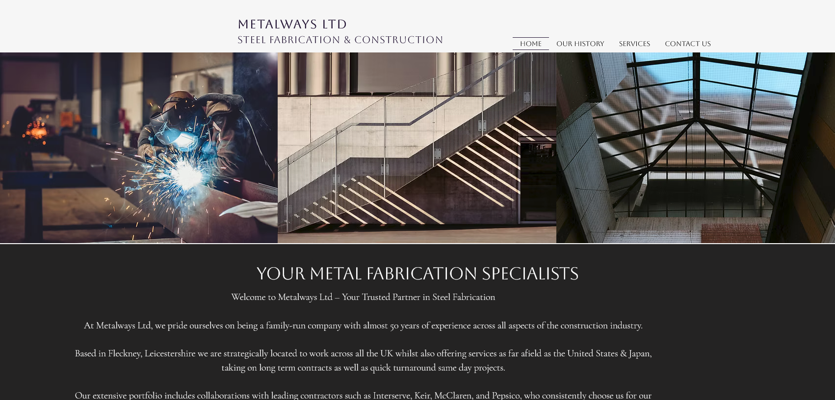 Metalways Ltd Website Screenshot 001