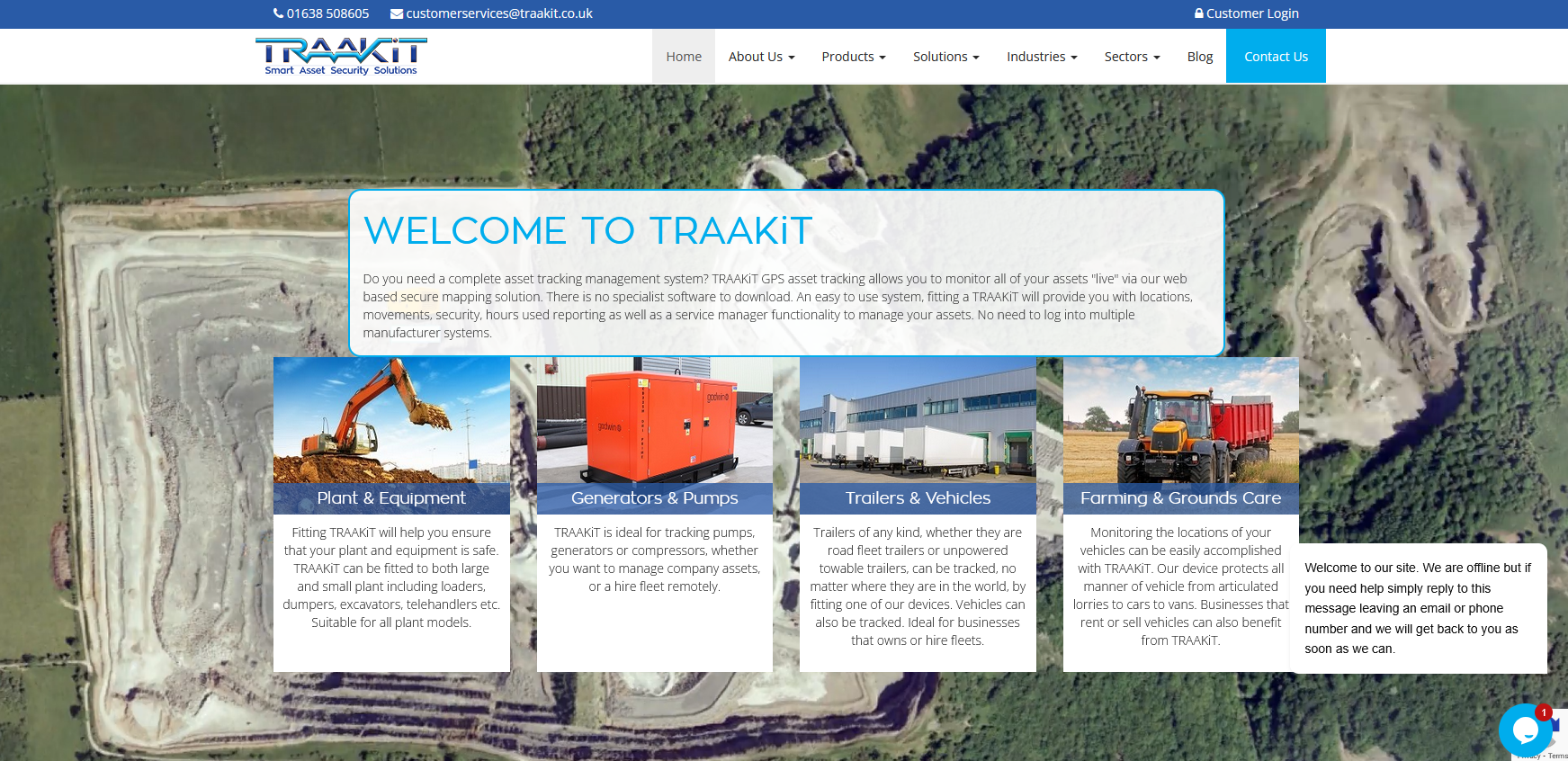 Radaw Ltd - TRAAKiT Website Screenshot 001
