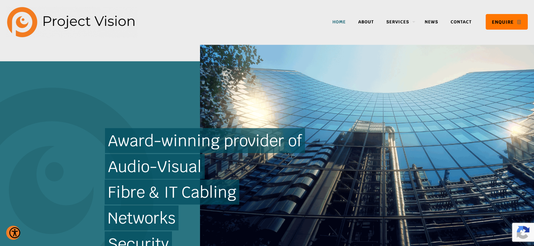 Project Vision Website Screenshot 001