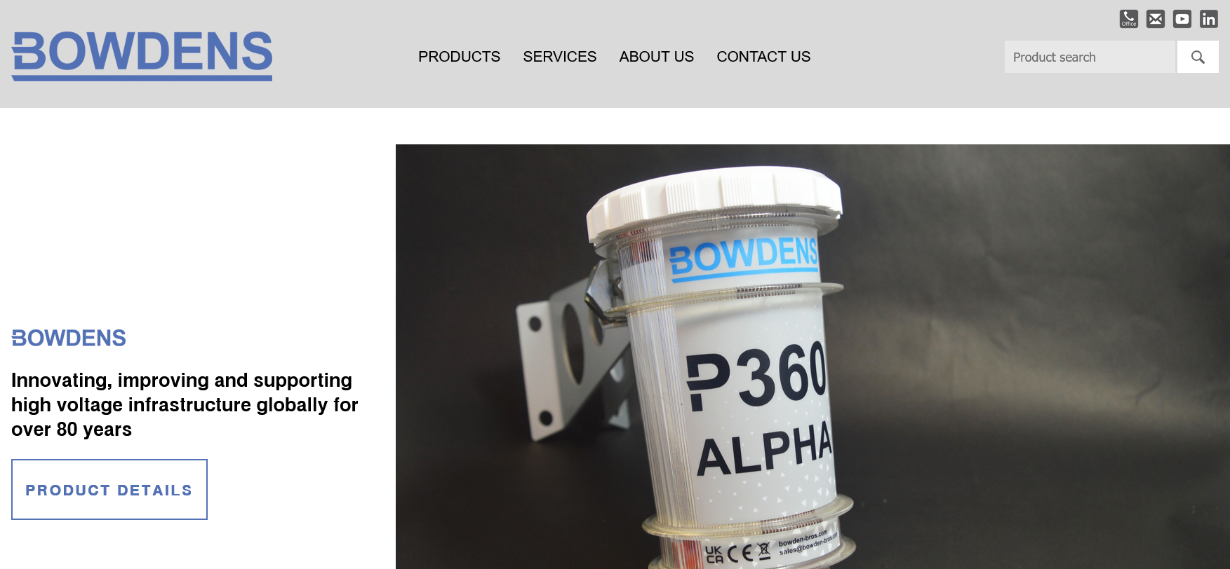 Bowdens Website Screenshot 001