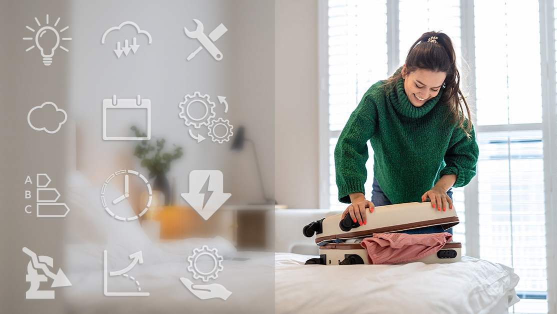 Empty rooms are a waste of space, time & energy