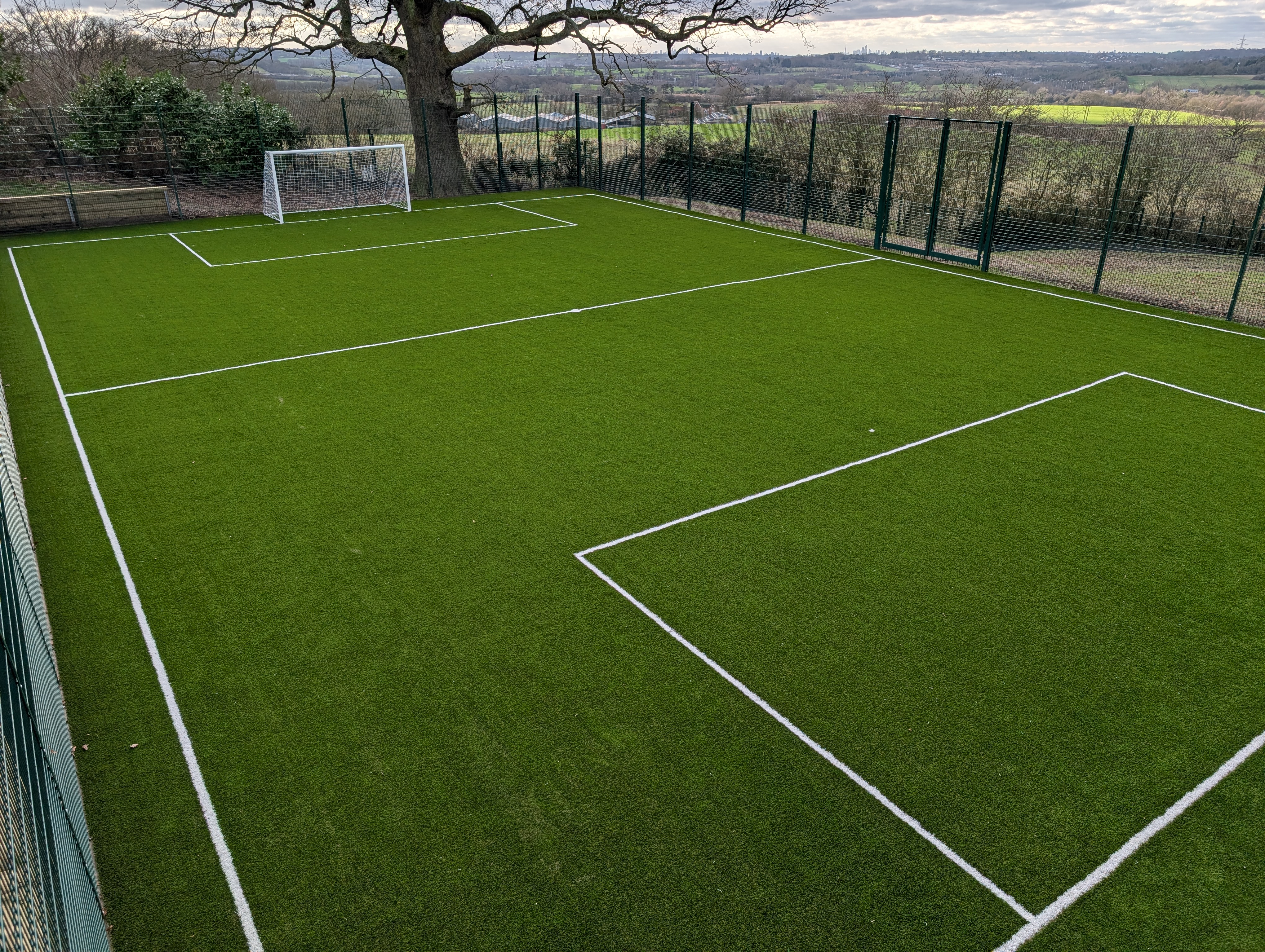 “Another incredible back garden football pitch!