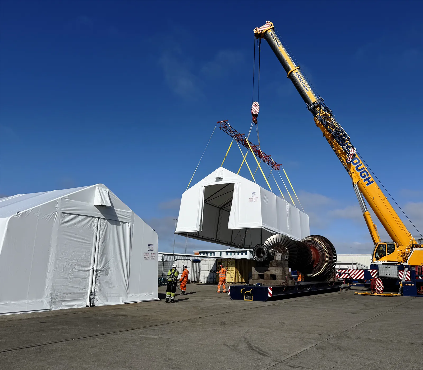 Liftable covers keep RWE’s Great Yarmouth outage on track