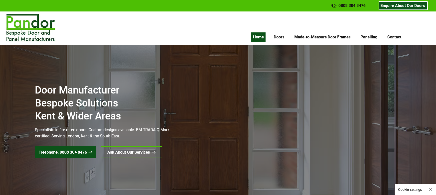 Pandor Ltd Website Screenshot 001