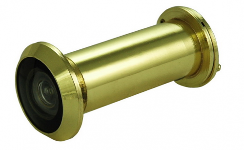 D&E 200 Degree 'BEL - Big Eye 2' Door Viewer with Glass Lens & Interior Privacy Cover