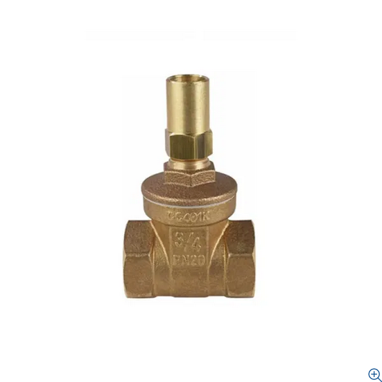 Reliance RWC FBSP Bronze Gate Valve Lockshield Operated