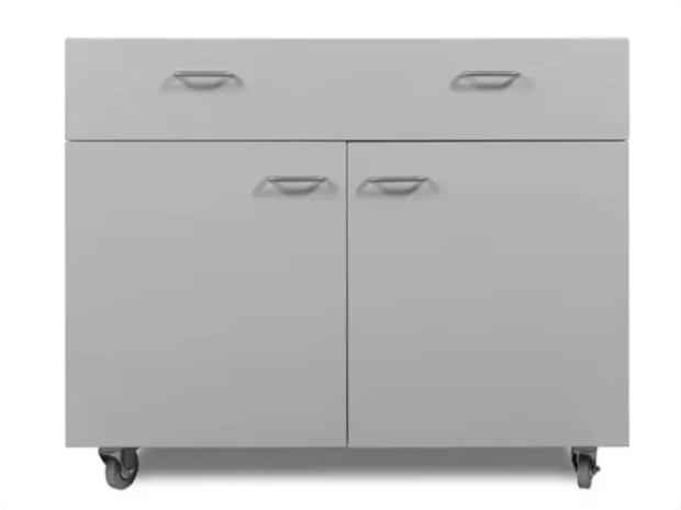 Double Mobile 2 Door 1 Drawer Unit