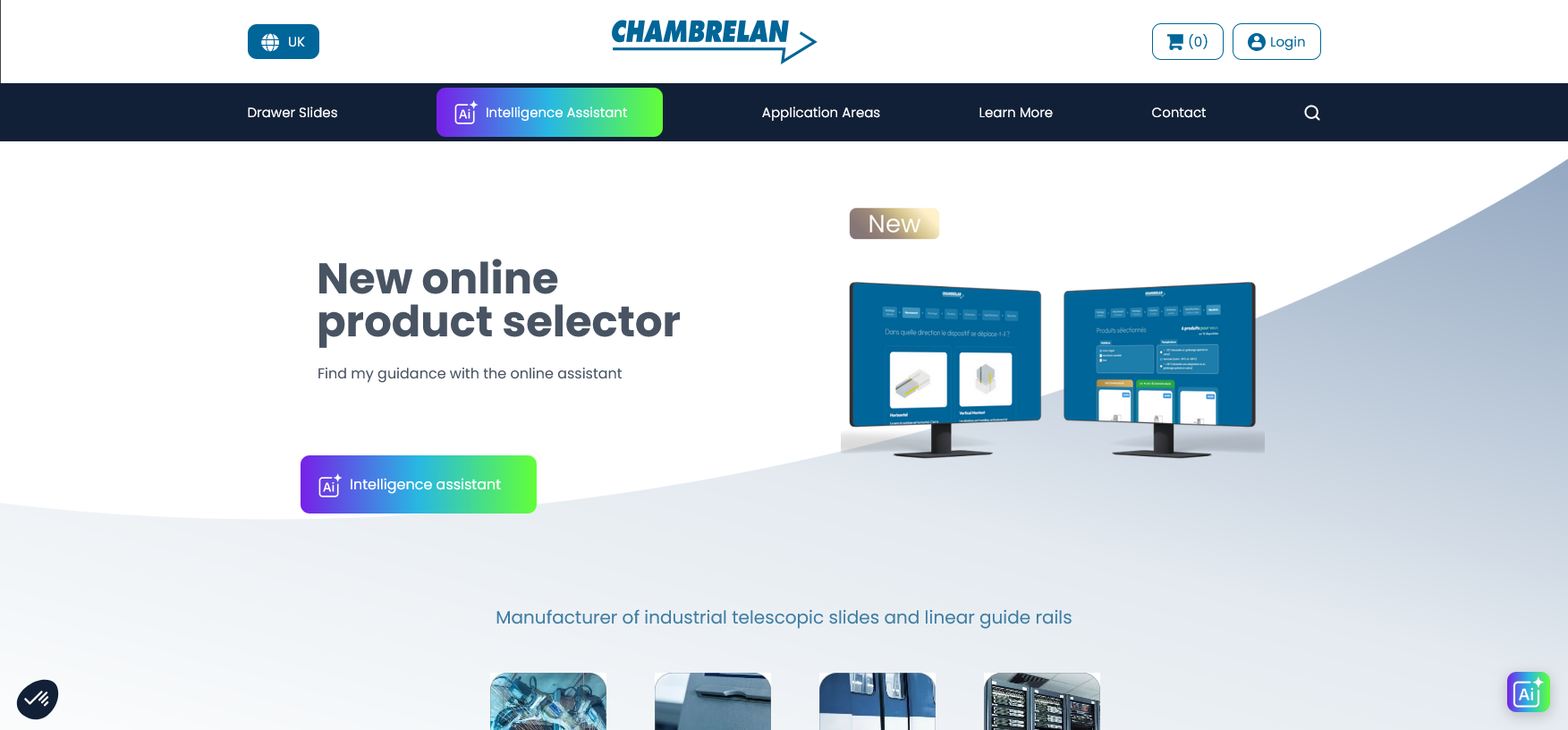 Chambrelan UK Ltd Website Screenshot 001