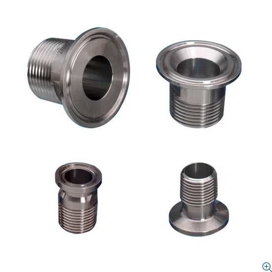 Male BSP Stainless Steel Tri-Clamp Adapter