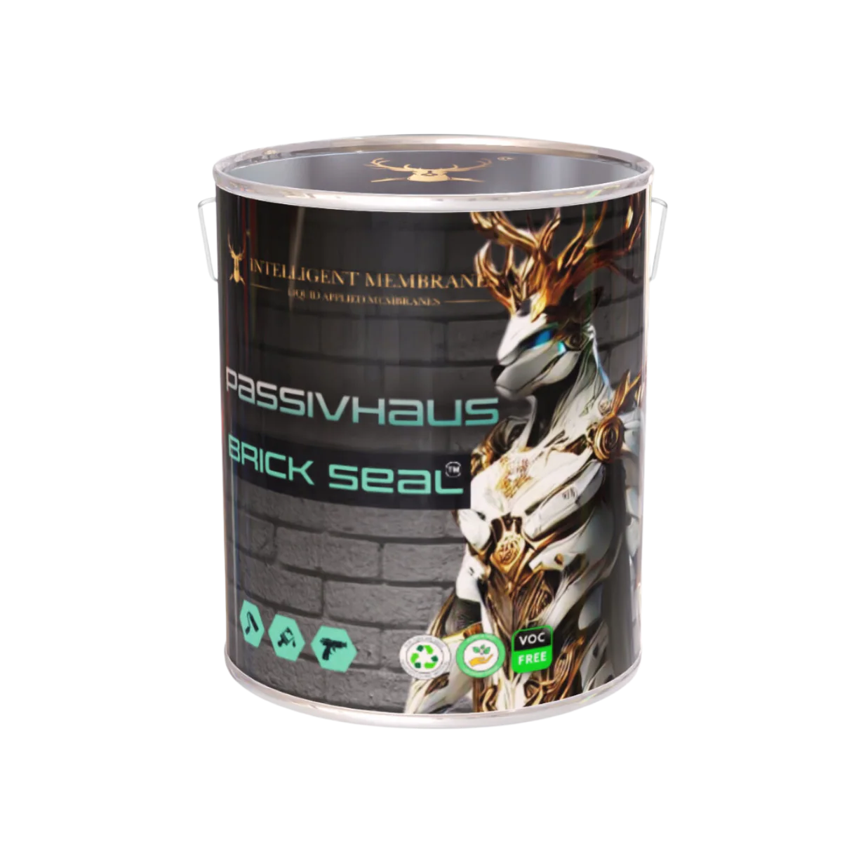 Passivhaus Brickseal - Spray / Roller / Brush applied Weatherproof Masonry Damp Proof Paint