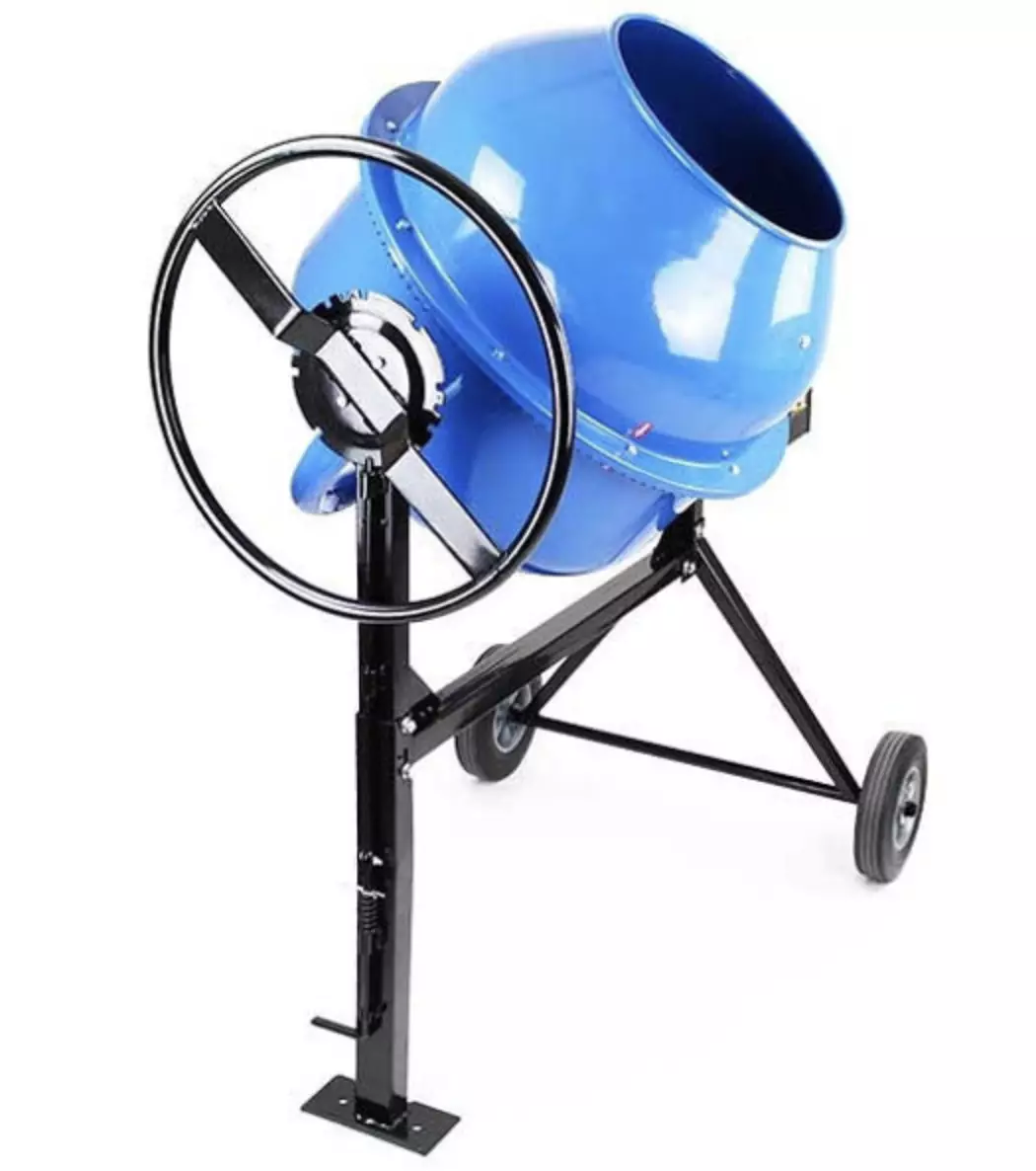 Hyundai 650w 160L Portable Electric Cement Concrete Mixer 230v | HYCM160E