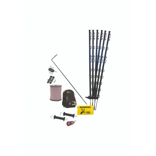 100m Battery - 2 Line Strip Grazing Electric Fence Horse & Pony Starter Kit