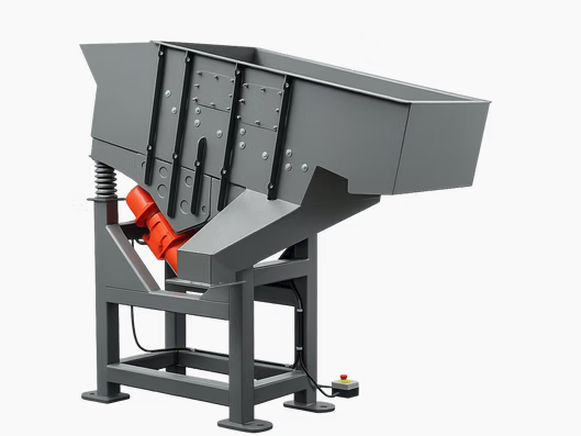 Industrial Hopper Feeder with Vibratory Motor