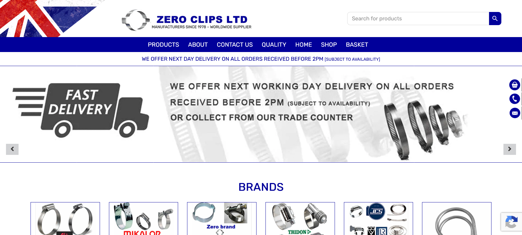 Zero Clips Ltd Website Screenshot 001