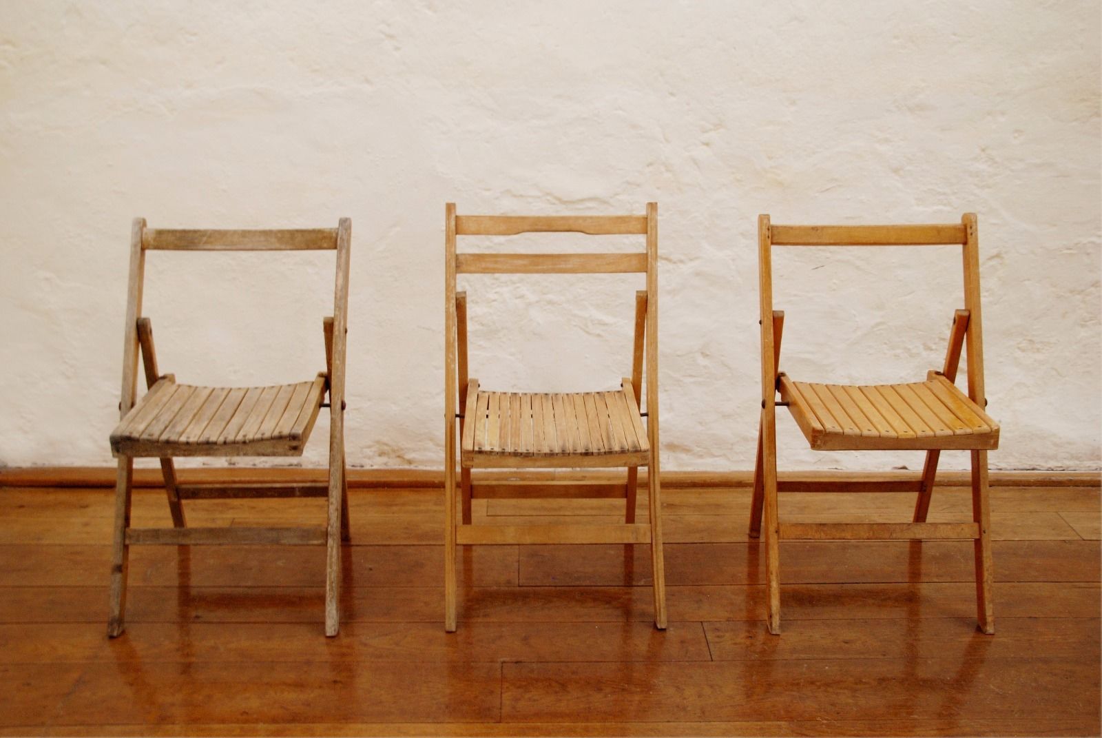 Vintage Wooden Chairs 1