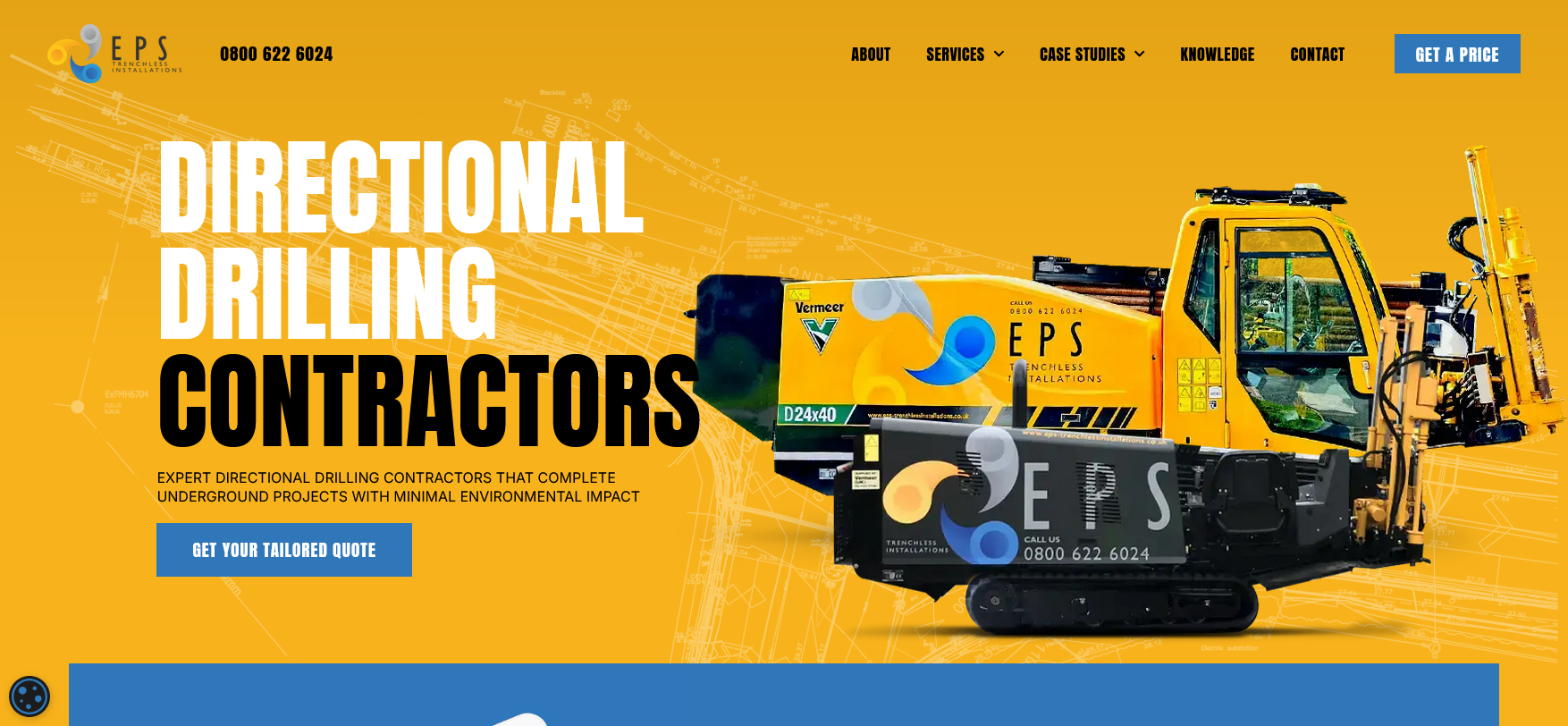 EPS Trenchless Installations Website Screenshot 001