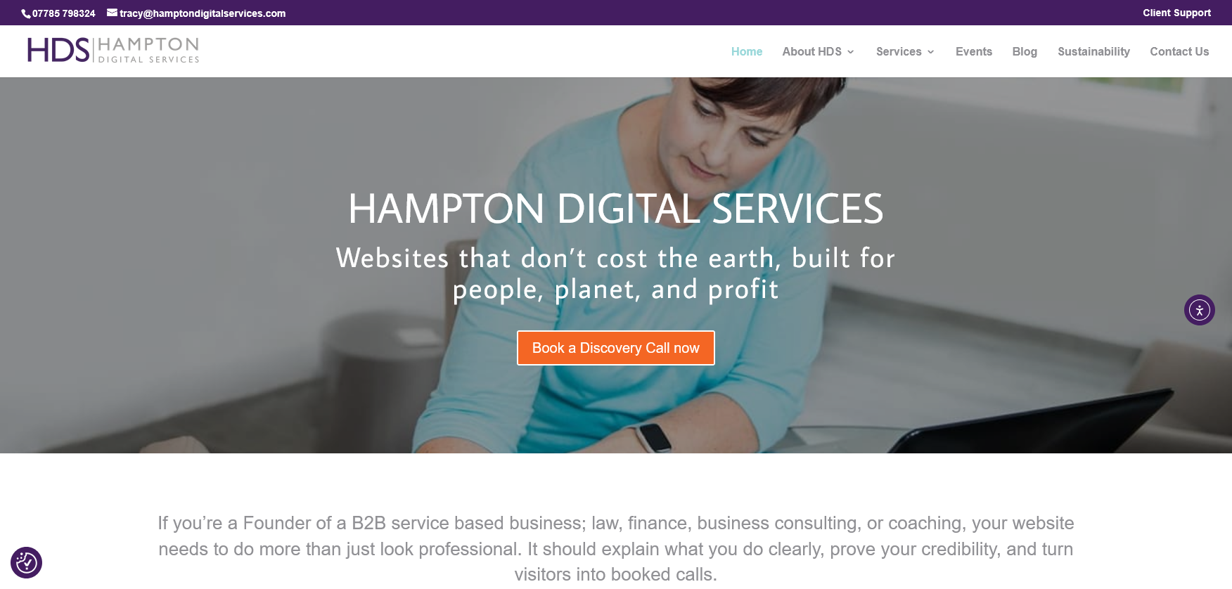 Hampton Digital Services Ltd Website Screenshot 001