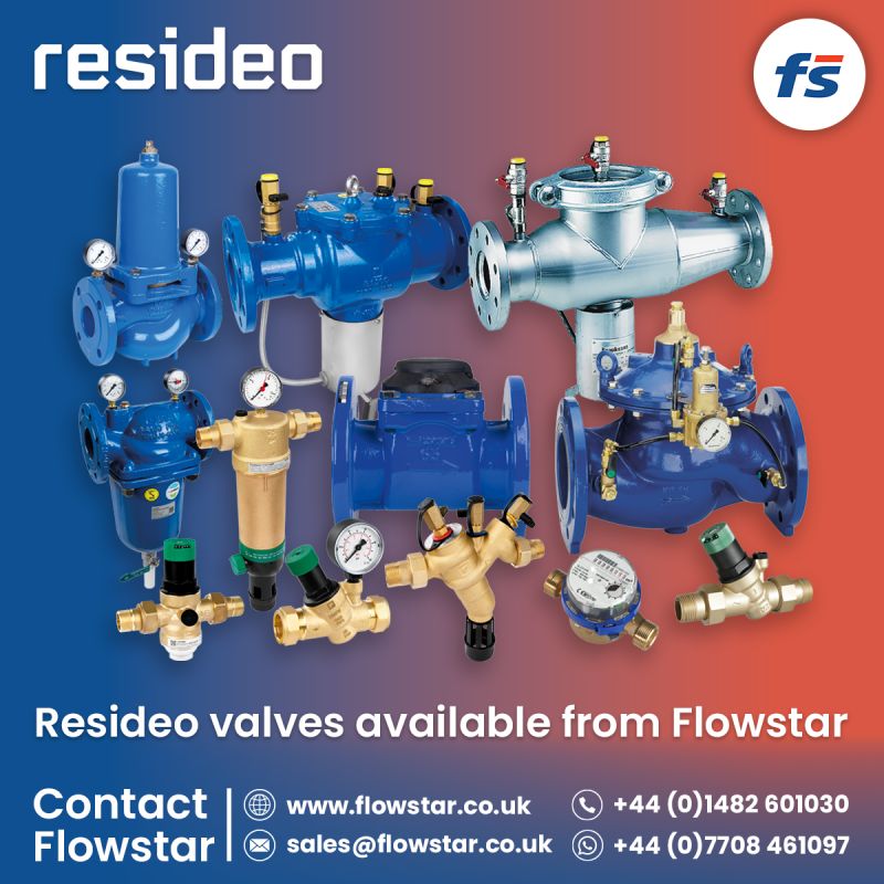 Resideo valves in stock at Flowstar