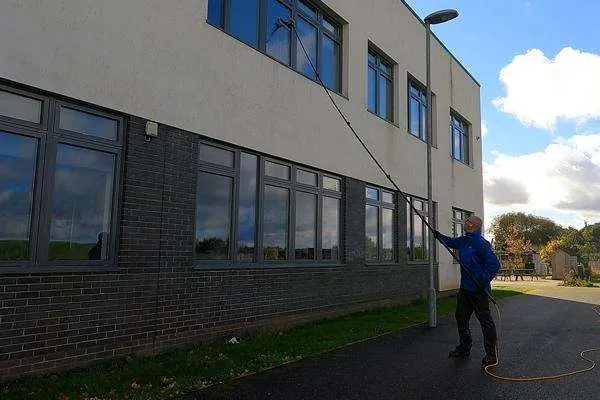 Water-Fed Pole Window Cleaning