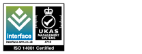 interface / UKAS MANAGEMENT SYSTEMS - ISO 14001 Certified