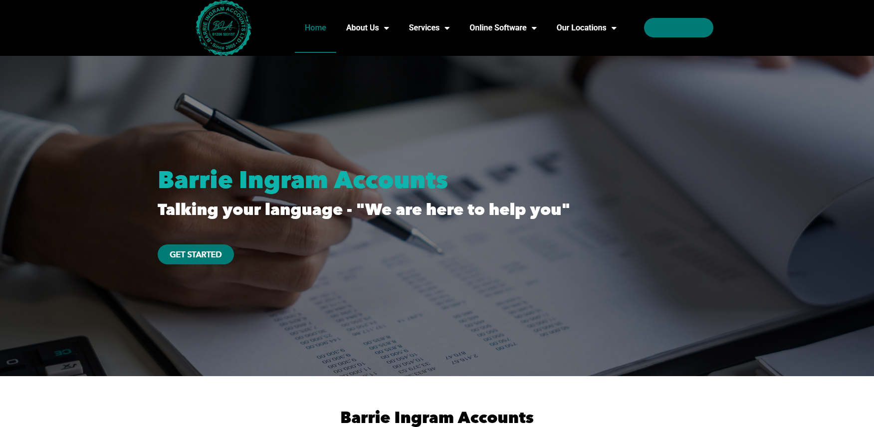 Barrie Ingram Accounts Ltd Website Screenshot 001