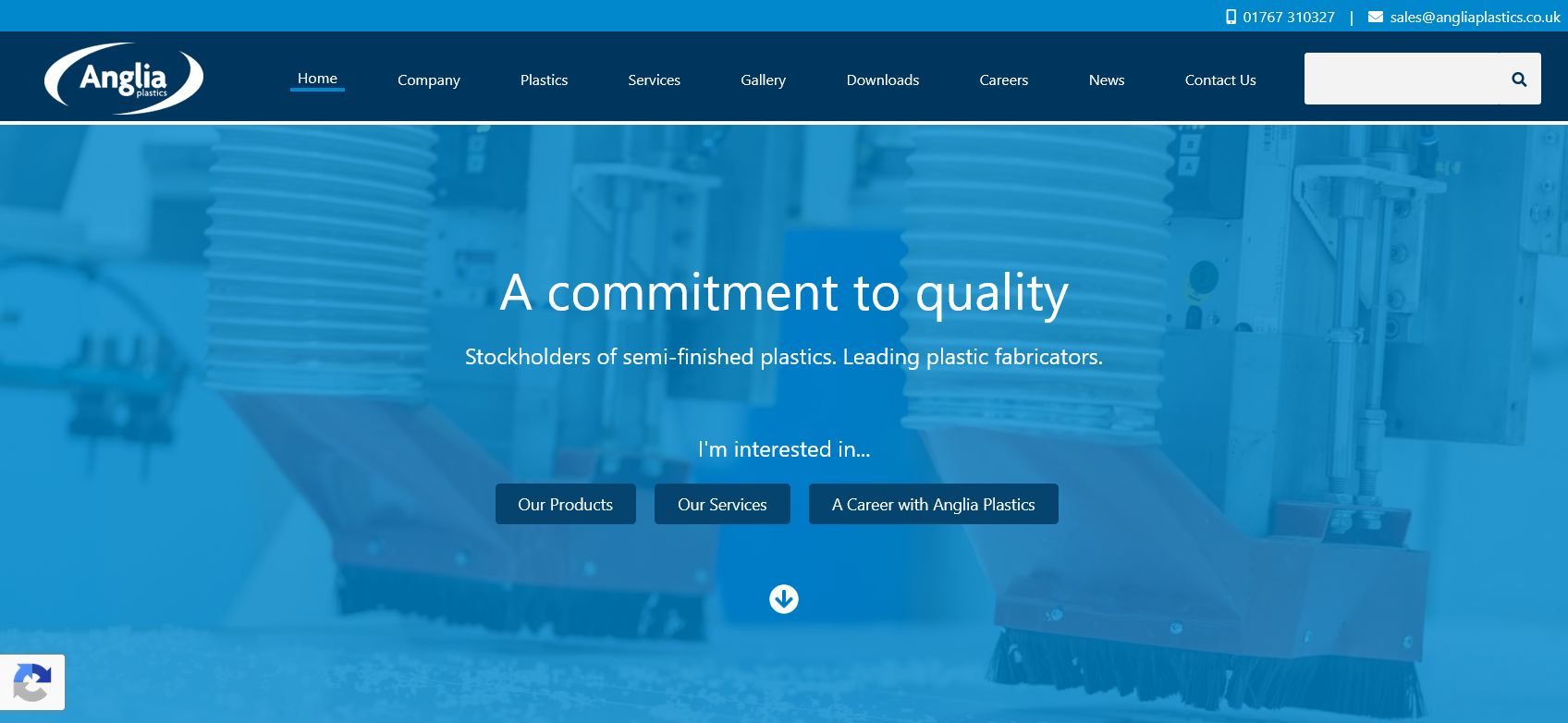 Anglia Plastics Ltd Website Screenshot 001