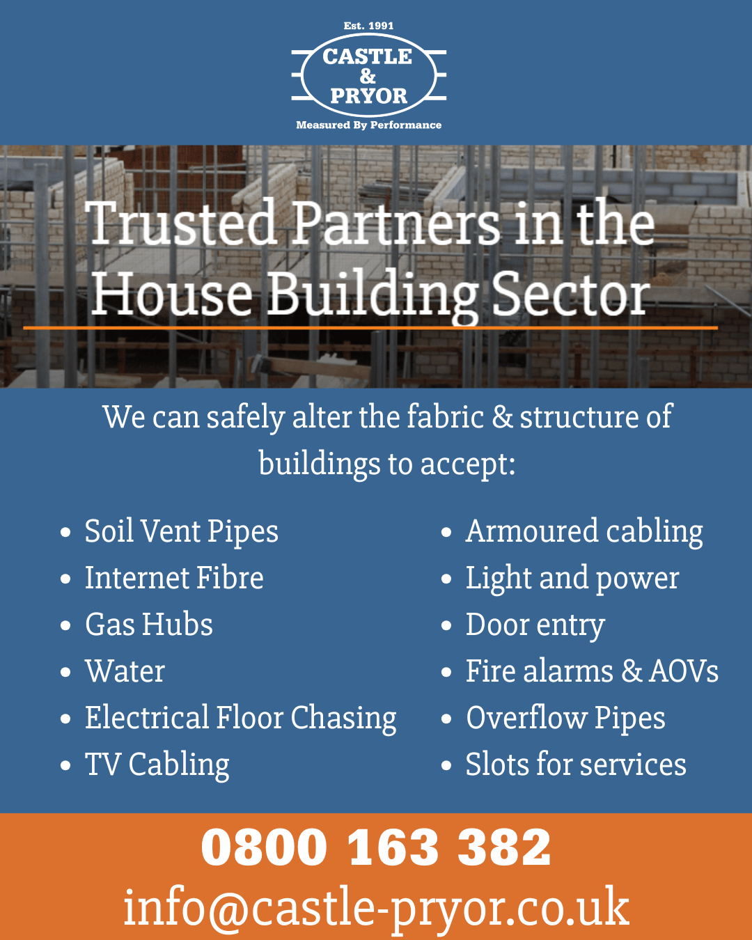 Trusted partners in the house building sector