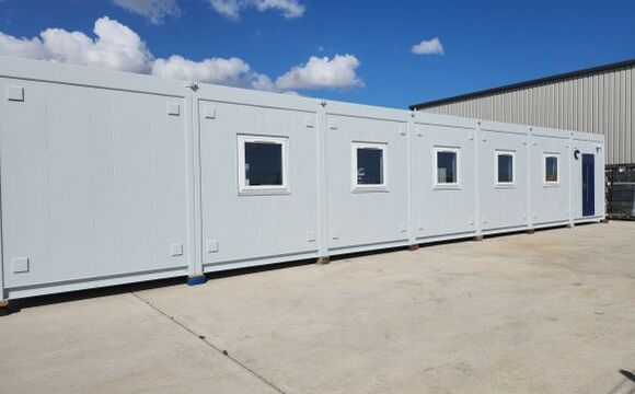 20'x56' 7 Bay Brand New Anti Vandal Modular Building - Ready to go!
