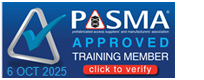 PASMA APPROVED TRAINING MEMBER Logo