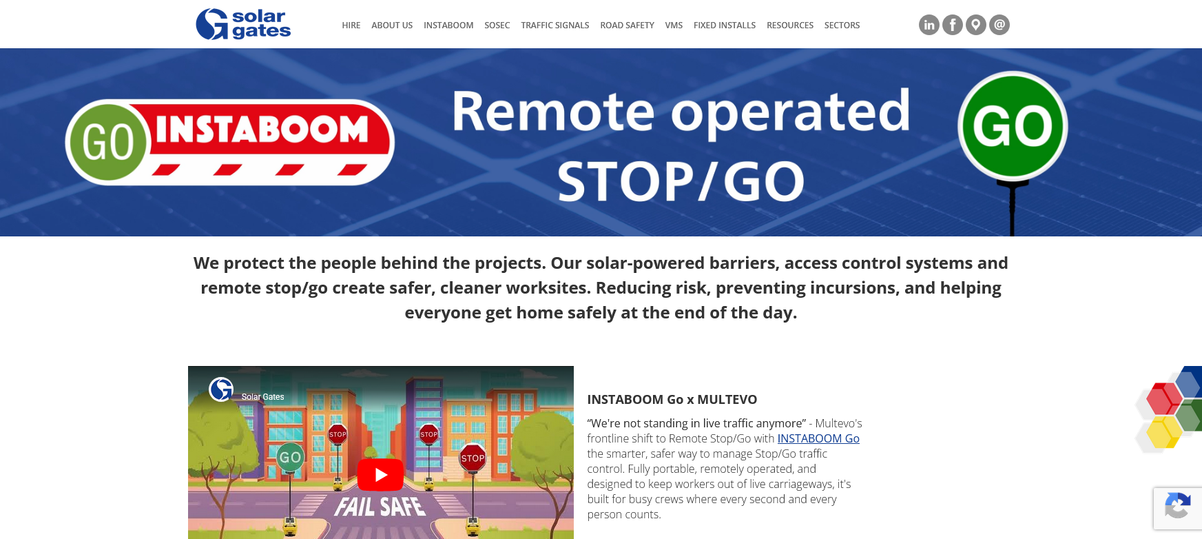 Solar Gates UK Website Screenshot 001