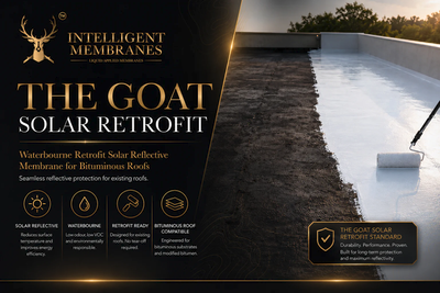 The GOAT Solar Retrofit — Solar-Reflective Coating for Existing Bituminous Roofs