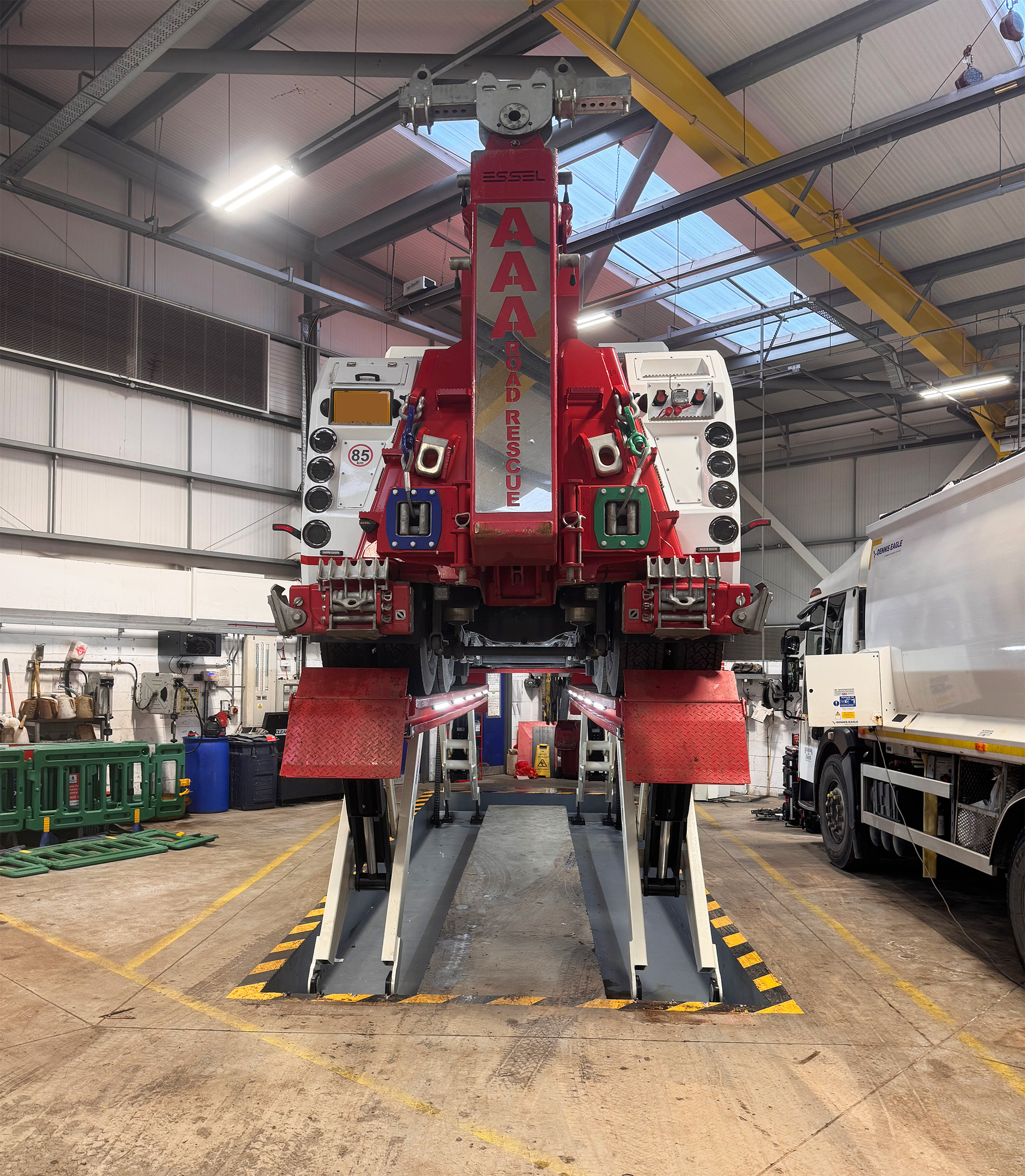 Blackburn & Darwen council upgrades workshop with Stertil-Koni Skylift
