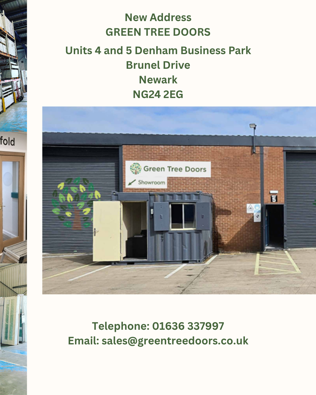 Greentree-doors-new-location-newark-notts
