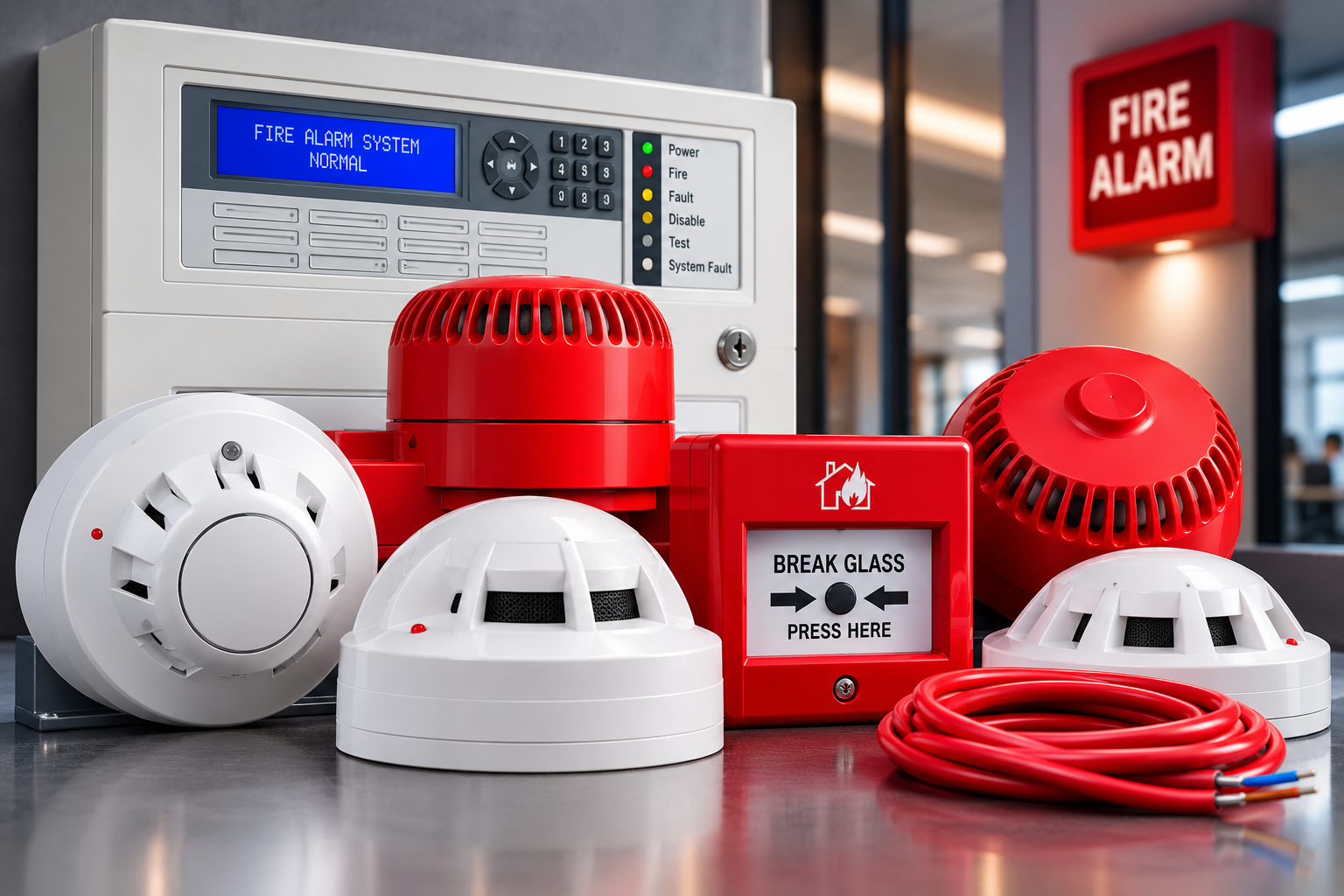 Fire Alarms Systems in Waltham Abbey