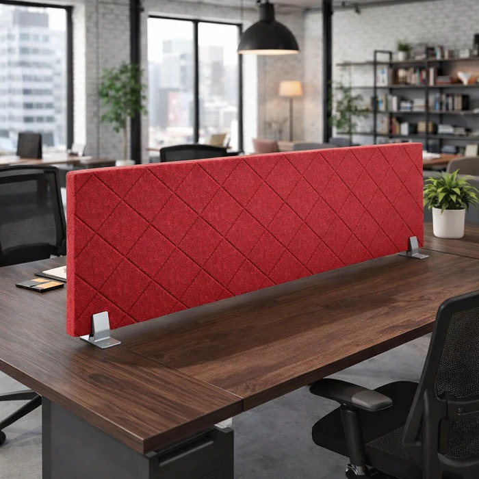 'Diamond' Acoustic Desk Screen (12mm)