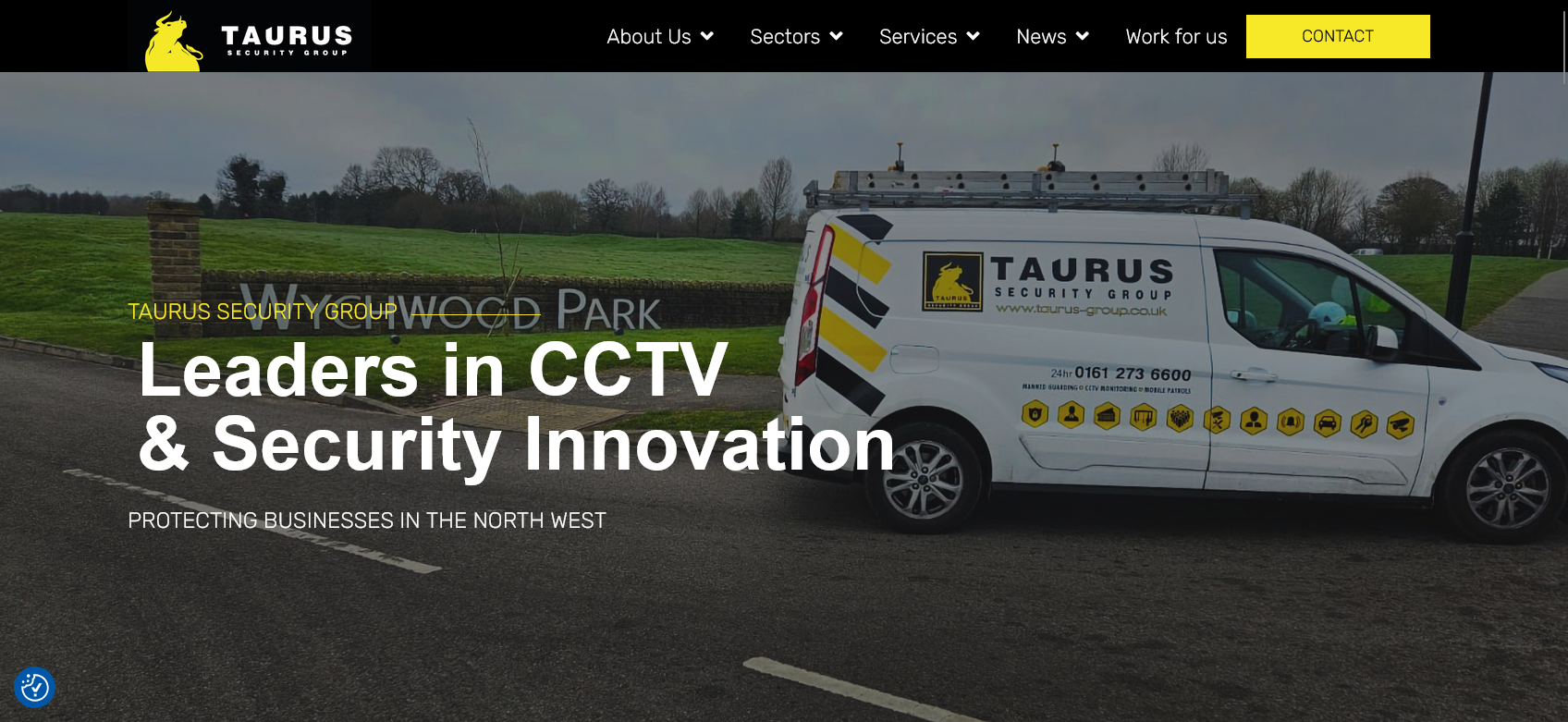 Taurus Security Group Website Screenshot 001