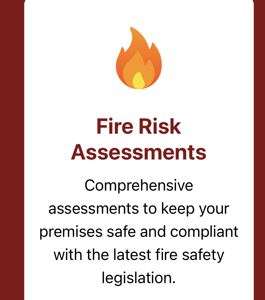 Fire compliance risk assessments logo