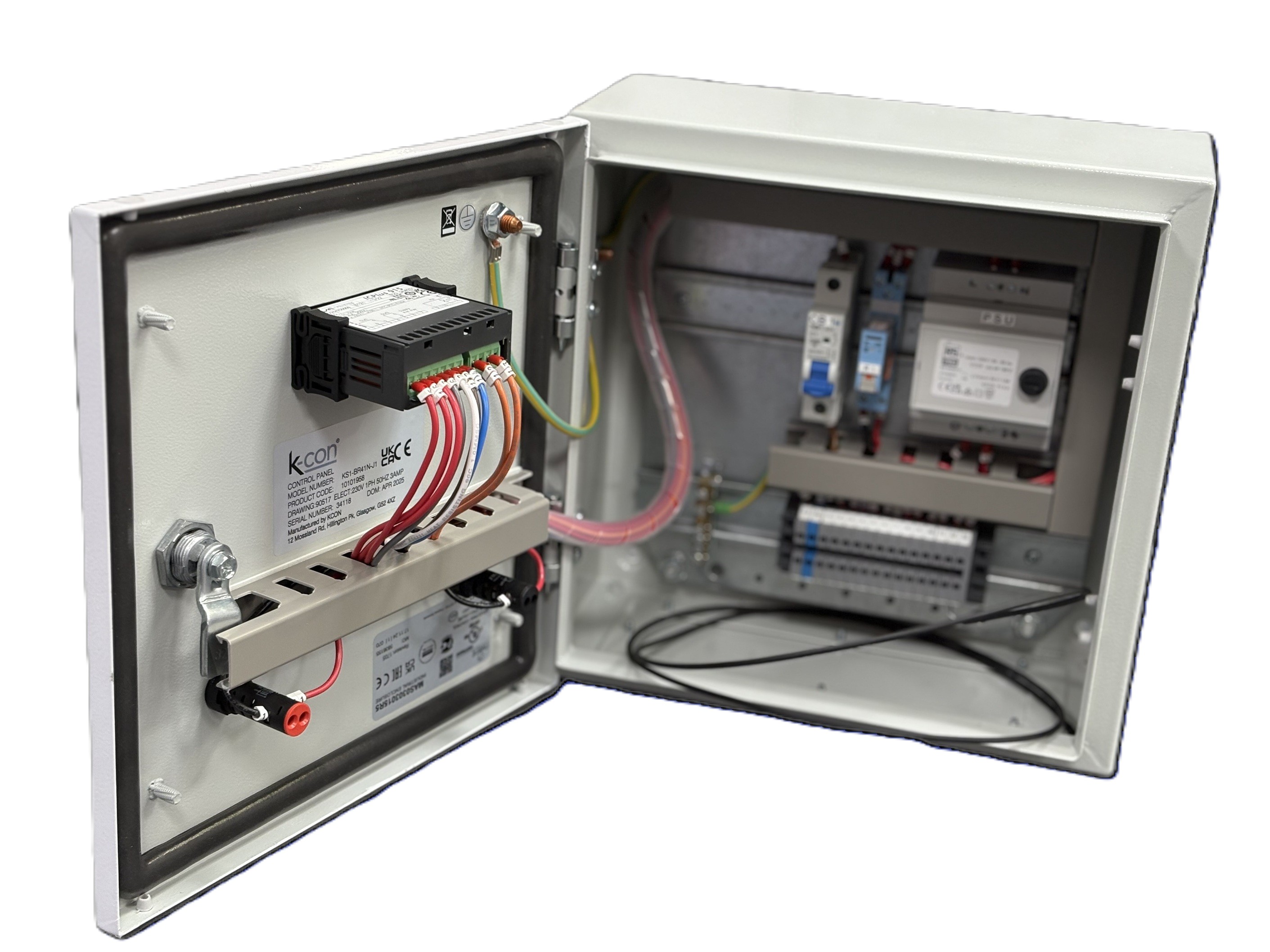 Control box for CAHV-R unit designed and manufactured by Kooltech K-con